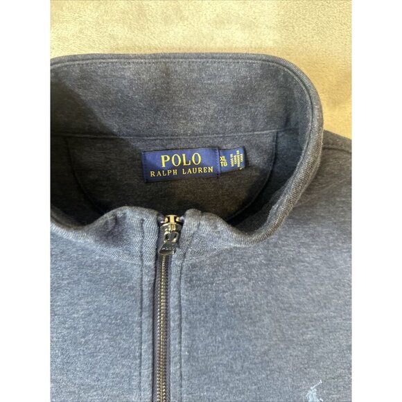 Men’s Polo Ralph Lauren 1/4 Zip Pullover Sweater Navy Blue Size XL - Picture 5 of 10